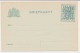 Briefkaart G. 130 A II - Opdruk Scheef - Material Postal