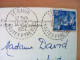 Timbre à Date Type B7 Du Bureau De Distribution De Saint Savin, Sur Marianne De Gandon 15 Francs Bleu (A17p49) - Handstempels