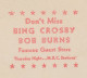 Meter Cut USA 1938 Bing Crosby - Bob Burns - NBC  - Non Classificati