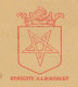 Meter Cover Netherlands 1973 Pentagram - Municipal Coat Of Arms Haaksbergen - Other & Unclassified
