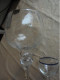Delcampe - Ancien - 2 Grands Verres Ballon Photophores Sur Pieds En Verre - Glas & Kristal