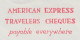 Meter Cover Netherlands 1965 American Express - Travelers Cheques - Sonstige & Ohne Zuordnung