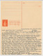 Briefkaart G. 305 / Bijfrankering Den Haag - Duitsland 1954 - Entiers Postaux