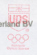 Meter Top Cut Netherlands 1998 UPS United Parcel Service - Worldwide Olympic Sponsor - Autres & Non Classés