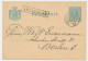 Trein Haltestempel Amsterdam 1878 - Lettres & Documents