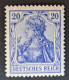 Deutsches Reich 1905, Mi 87Ia MNH(postfrisch) Geprüft - Neufs