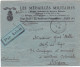 MAROC : Merson 1 Piastre Sur 1f  X 4 Sur Lettre D'Oujda Griffe Alger-Londres En 12 Heures Inauguration Du Service - Cartas & Documentos