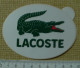 LOT DE 2 AUTOCOLLANTS LACOSTE - Pegatinas