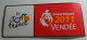 CYCLISME : AUTOCOLLANT LE TOUR DE FRANCE - GRAND DEPART 2011 VENDEE - Stickers