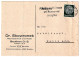 DR Postal Stationery - Dr Skowronek Lawyer And Notary Beuthen O.S Siegel January 13, 1939 - Postcards