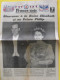 Journal France-Soir  Du 9 Avril 1957. Reine Elisabeth Prince Philip Suez Nasser Chou-en-lai Algérie - 1950 à Nos Jours