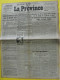 Journal La Province Du 17 Février 1934. émeute Sanglante Paris Nicol Delahaye Franc-maçon - Altri & Non Classificati