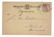 EP E.P. Entier Postale Ganzsache Deutschland Konigreich Bayern Munchen 1882 KRONACH Postkarte - Postal  Stationery