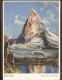 11303530 Zermatt VS Wetterhorn Mit Riffelsee Kuenstlerkarte Von Hanns Maurus  - Sonstige & Ohne Zuordnung