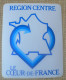 AUTOCOLLANT REGION CENTRE - LE COEUR DE FRANCE - Stickers