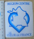 AUTOCOLLANT REGION CENTRE - LE COEUR DE FRANCE - Stickers