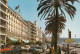 06 NICE PROMENADE DES ANGLAIS HOTEL ROYAL ET PALAIS DE LA MEDITERRANEE 1969  VOITURES D'époque IMPECABLE - Cafés, Hôtels, Restaurants