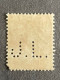 FRANCE J N° 147 Semeuse Croix Rouge J.L. 68 Indice 4 Perforé Perforés Perfins Perfin Avec Defaut - Autres & Non Classés