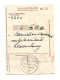 Heberollenauszug Mit Lastschriftzettel 26.1.46 - 1940-1944 German Occupation