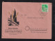 Bizone 1948 Orts Brief Regensburg Werbung Turm Uhren Bau Rauscher - Covers & Documents