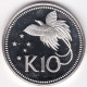 Papua New Guinea, 10 Kina 1975 Proof, Oiseau Du Paradis‎, En Argent, KM# 8a, FDC - Papua New Guinea