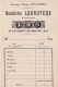 2 Factures Saint Laurent Lès Mâcon (01 Ain) De La Boucherie Descombes 1910 Puis Des Repreneurs Labruyère 1920 (14 X 9cm) - Food