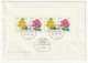 DDR FDC Heftchenblatt 14 Und 15 (Rosen) - Andere & Zonder Classificatie