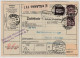 DR: Kompl. Auslands-Paketkarte Mit U.a. 80 Pfg. Hindenburg - Other & Unclassified