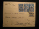 HORTA 1943 To Figueira Da Foz 4 Stamp On Cancel Cover Portuguese Area Portugal AZORES - Horta