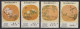 TAIWAN 1975 - Ancient Chinese Moon-shaped Fan Paintings MNH** OG XF - Unused Stamps