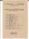 Discos Rca Victor - E. Francini - A. Pontier Autógrafo  - 7491 - Werbepostkarten
