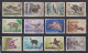 ROMANIA 1956 - Game Animals Imperforated - Used Stamps