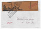 VIGNETTE TRANSPORT PRIVE BASTIA  AJACCIO PORTEUR SPECIAL 1997 GARE CASAMOZZA GREVE POSTALE LETTRE COVER - Stamps