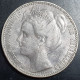 Netherlands 1 Gulden Wilhelmina Crown 1907 Silver VG - 1849-1890 : Willem III