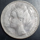 Netherlands 1 Gulden Wilhelmina Crown 1907 Silver VG - 1849-1890: Willem III.