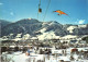 KITZBUHEL, TIROL, ARCHITECTURE, MOUNTAIN, CABLE CAR, HANG GLIDER, PANORAMA, AUSTRIA, POSTCARD - Kitzbühel