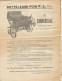 Feuillet  Publicitaire  AGRICOLE AGRICULTURE  Botteleuse La COMMERCIALE PARIS   FANEUSE - Publicités