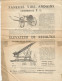 Feuillet  Publicitaire  AGRICOLE AGRICULTURE  Botteleuse La COMMERCIALE PARIS   FANEUSE - Reclame