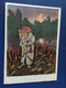 Russian Fairy Tale. "Grey Wolf"  - Illustrator Rachev - Old Postcard - 1960 - Vertellingen, Fabels & Legenden