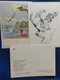 Russian Fairy Tale / Chukovsky . 12 PCs Lot / Old Postcard 1960 - Crocodile - Scooter - Contes, Fables & Légendes