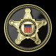 Pièce Médaille NEUVE Plaquée Or - United-States Secret Service - Otros & Sin Clasificación