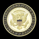 Delcampe - Pièce Médaille NEUVE Plaquée Or - United-States Secret Service - Sonstige & Ohne Zuordnung