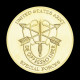 Delcampe - Pièce Médaille NEUVE Plaquée Or - US Army Special Forces Bérets Verts - Autres & Non Classés