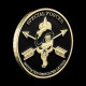 Delcampe - Pièce Médaille NEUVE Plaquée Or - US Army Special Forces Bérets Verts - Other & Unclassified