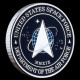 Delcampe - Pièce Médaille NEUVE Plaquée Argent - US Space Force Department Of The Air Force - Autres & Non Classés