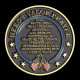 Delcampe - Pièce Médaille NEUVE Plaquée Or - US Space Force Department Of The Air Force - Andere & Zonder Classificatie