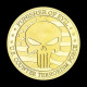Pièce Médaille NEUVE Plaquée Or - Punisher Of Evil US Counter Terrorism Force - Sonstige & Ohne Zuordnung