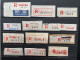 CHINA PEOPLE'S REPUBLIC & NORTH KOREA LOT OF 21 REGISTERED LABELS - Andere & Zonder Classificatie