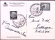 1938-GERMANIA 100^ Anniversario Zeppelin P.25 Annullo Speciale Su Cartolina Uffi - Lettres & Documents
