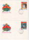 1980-Russia Intercosmos Serie Cpl. (4717/9) Su Tre Fdc - FDC